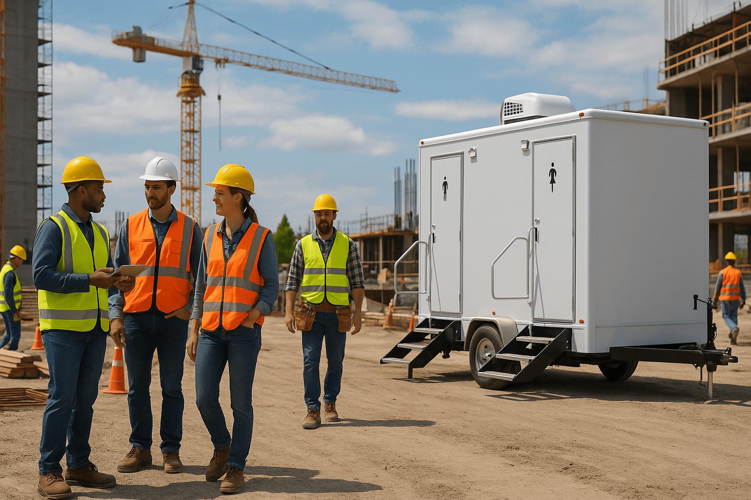 Construction & Industrial Sites portable trailer