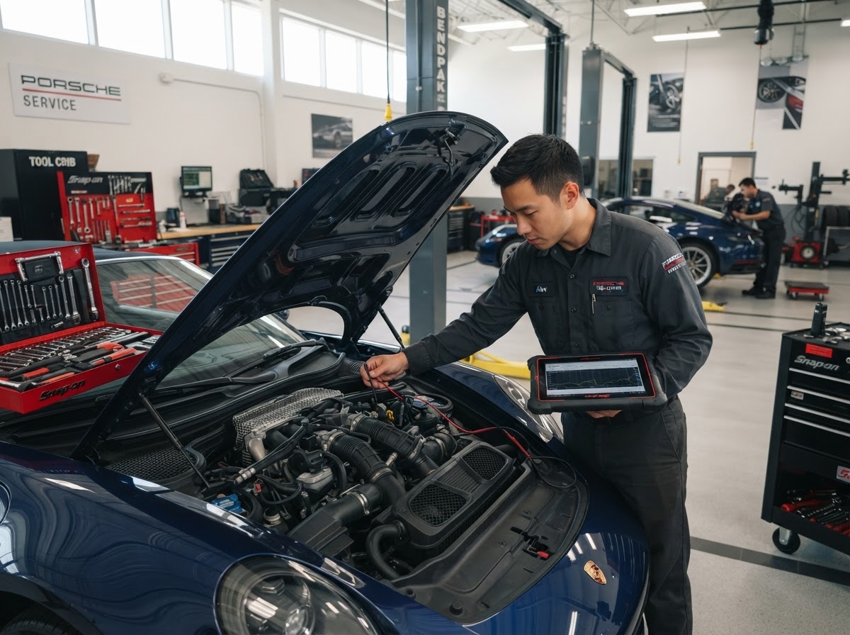 General automotive repair and inspection at a Concord auto repair shop