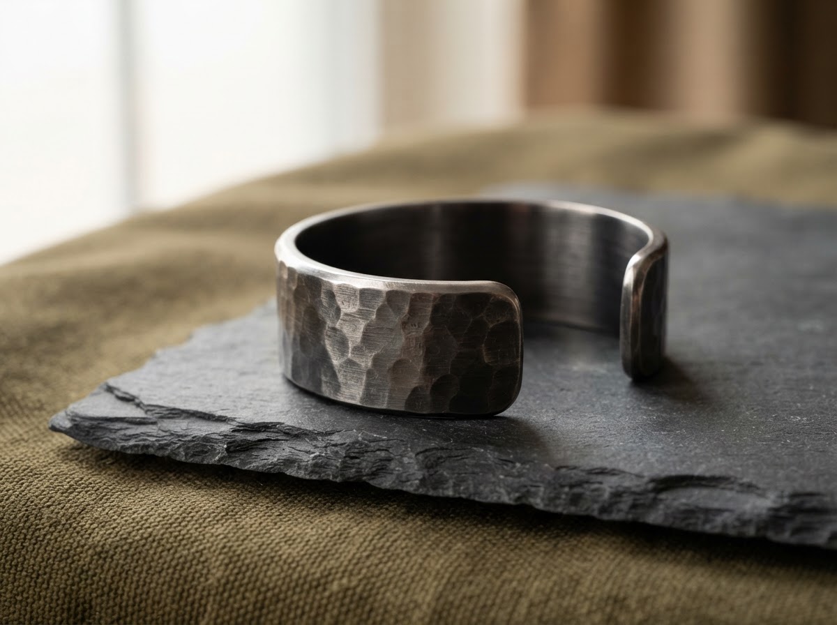 Hammered Cuff — concept photograph