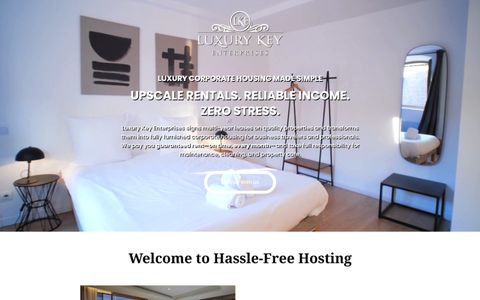 Luxury Key Enterprises website preview