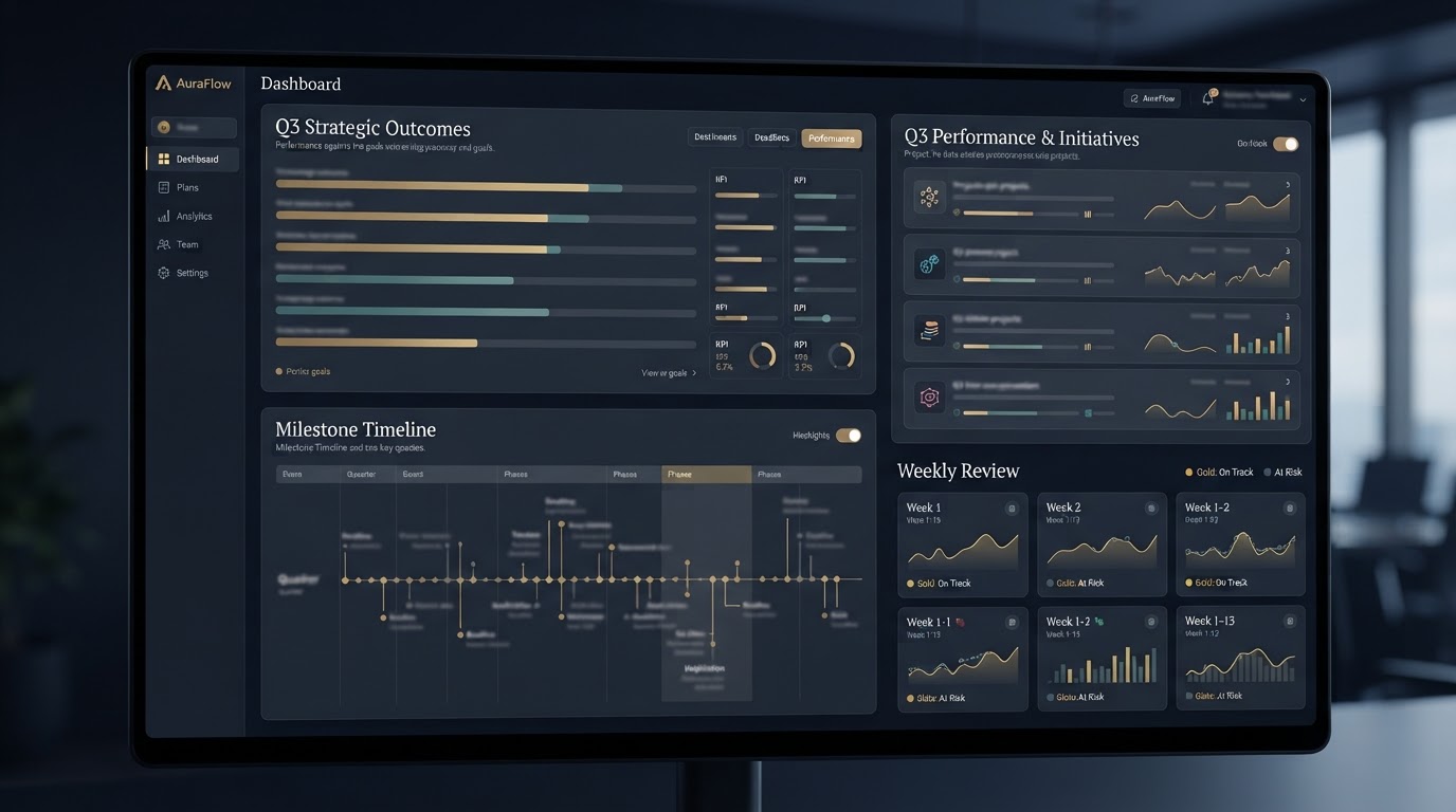 Frontier Operating Plan dashboard preview