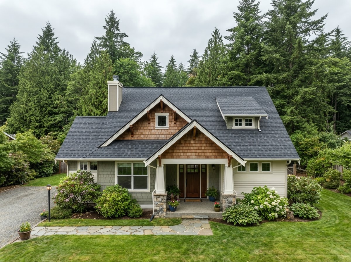 Roofing project in the Puget Sound region