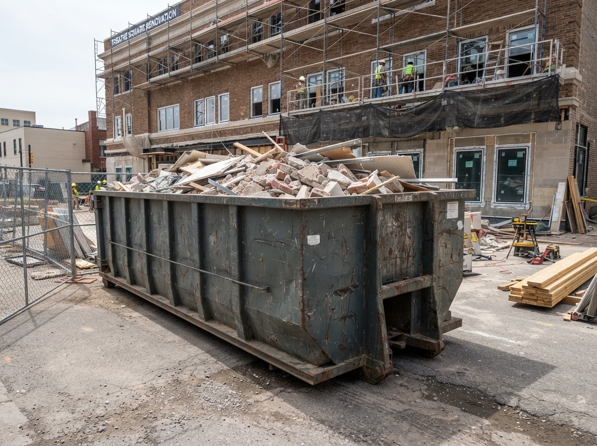 Commercial dumpster rental in Wesley Chapel