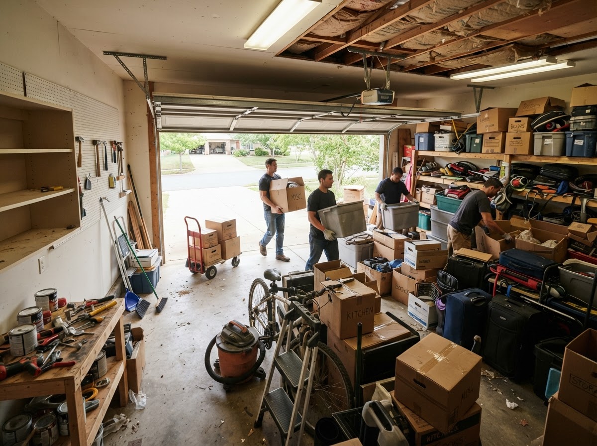 Garage cleanout services near Wesley Chapel