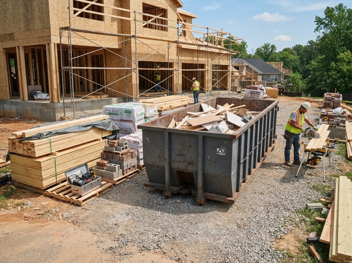 Contractor dumpster rental near Wesley Chapel