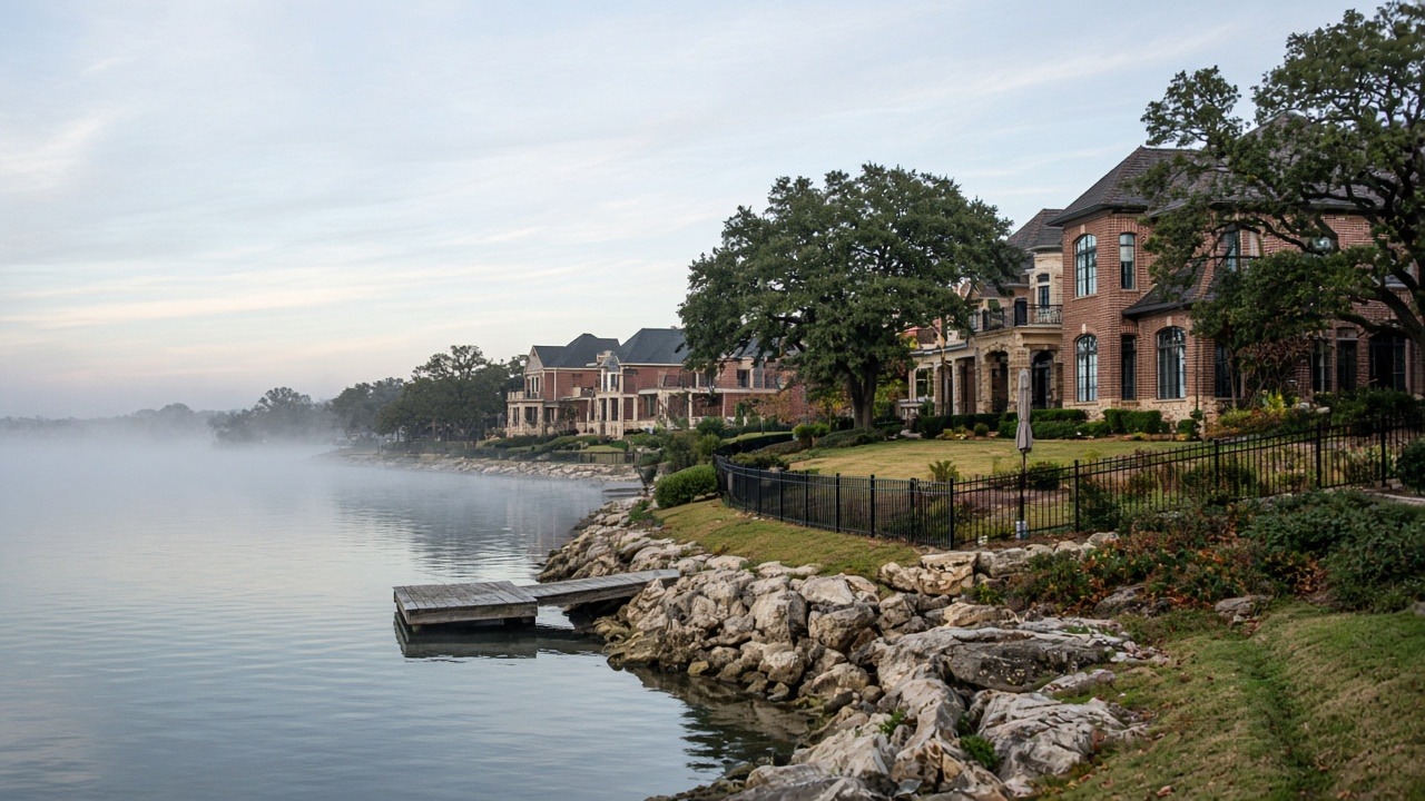 Foundation repair in Heath, TX: lakeside brick home on expansive clay