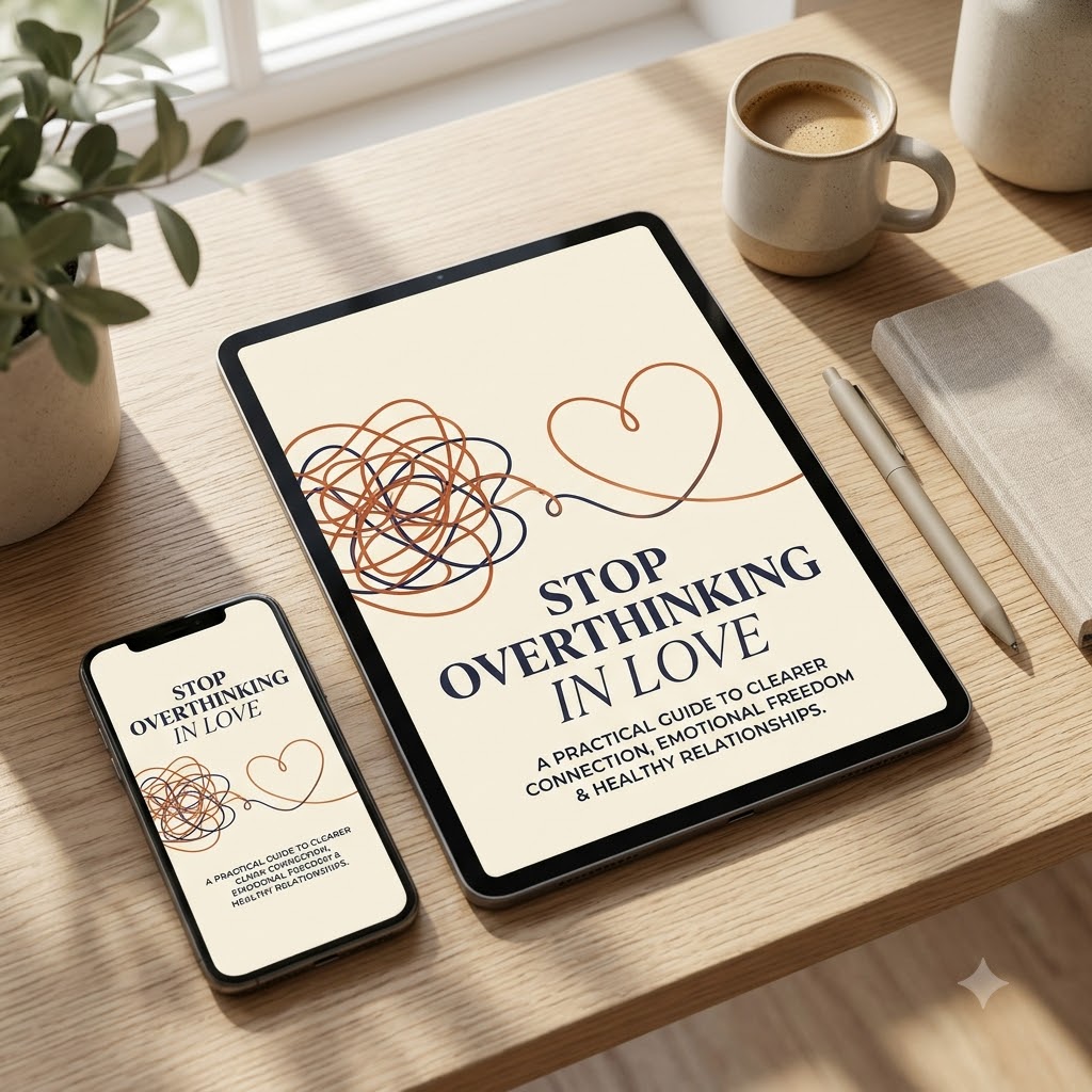 eBook cover: For People Who Love Deeply But Overthink Everything