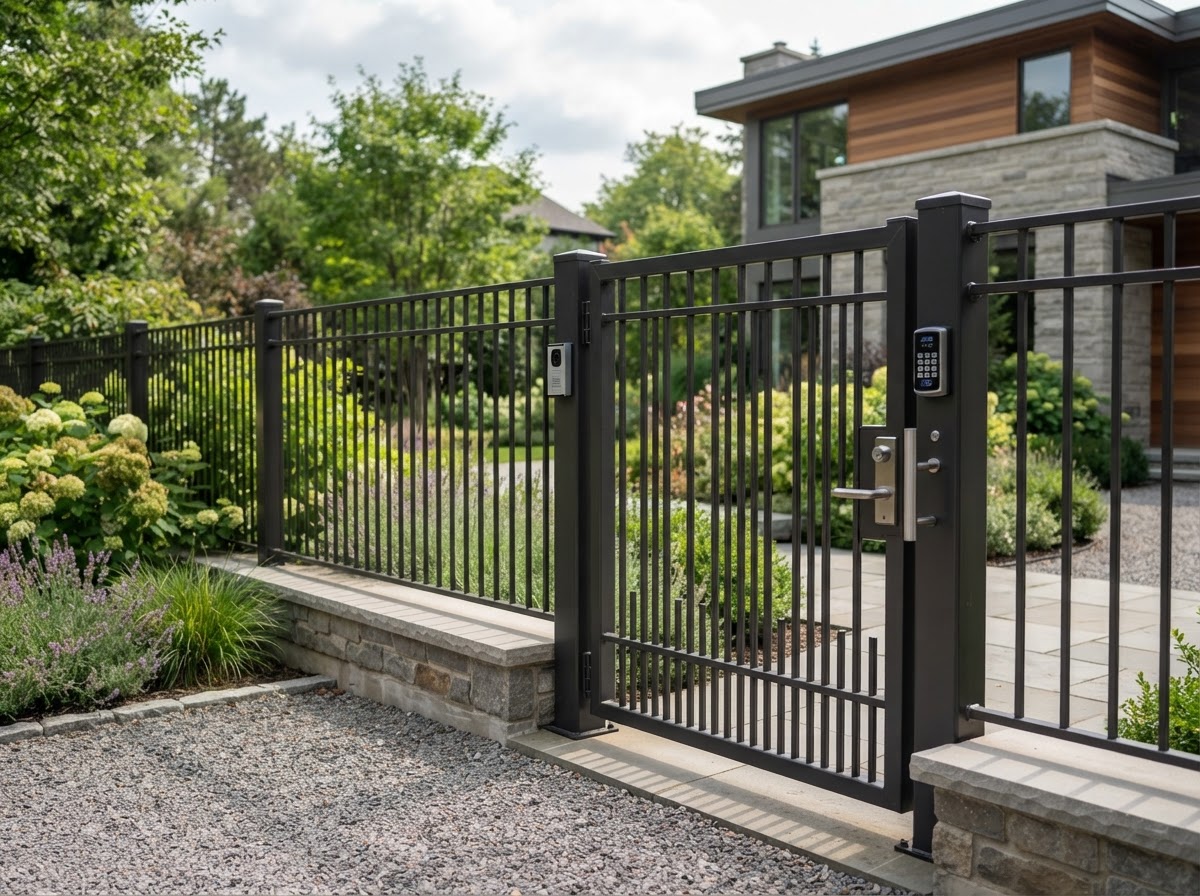Completed security fencing project across South Devon