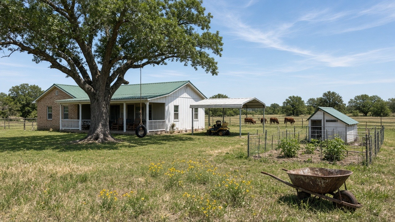 Foundation repair in Joshua, TX: rural-edge slab home