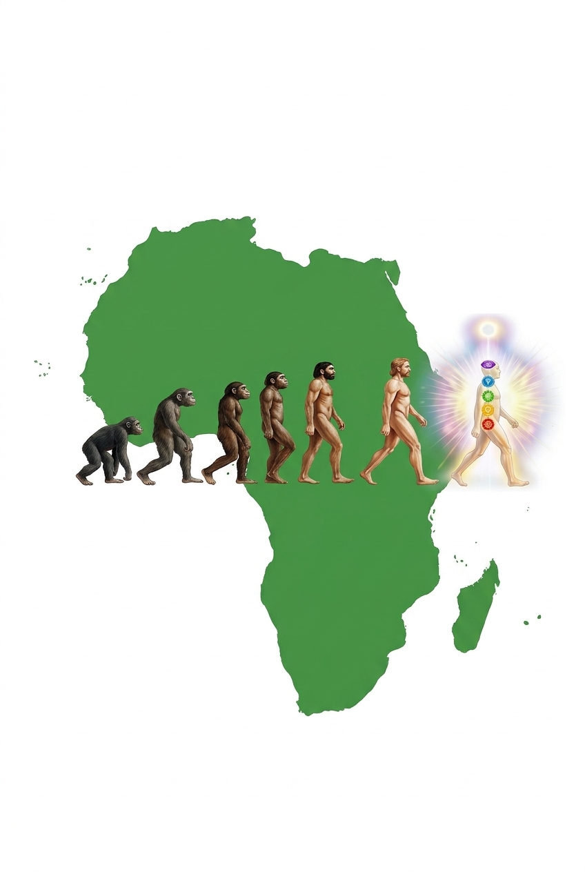 A Work in Progress - Evolution across Africa to enlightened consciousness