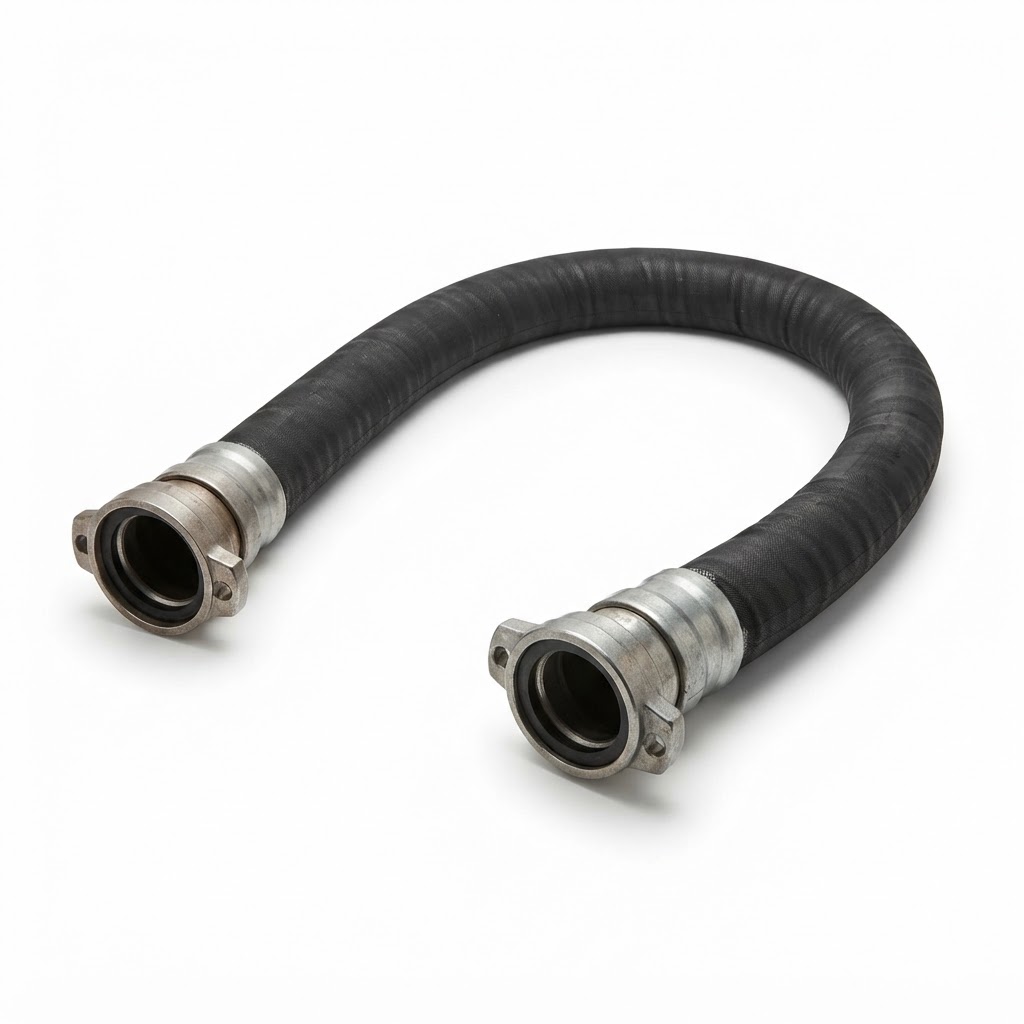 Heavy-duty wire-reinforced concrete pump discharge end hose