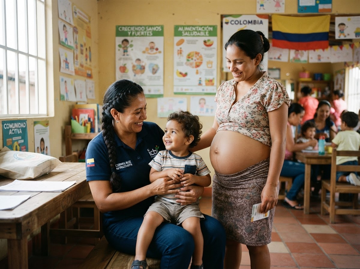 Cuidado nutricional a una madre gestante y un niño pequeño en el programa Mil Días para Cambiar el Mundo