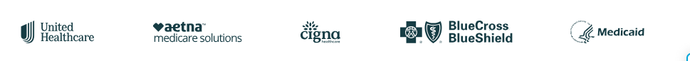 Accepted insurance plans: UnitedHealthcare, Aetna Medicare Solutions, Cigna Healthcare, BlueCross BlueShield, and Medicaid