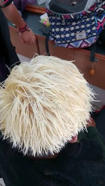Icy Platinum Blonde Transformation