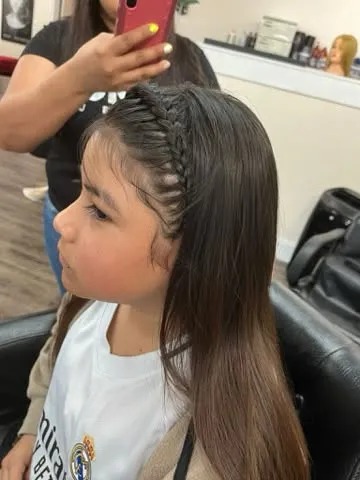 Girls' Dutch Headband Braid & Silky Natural Lengths
