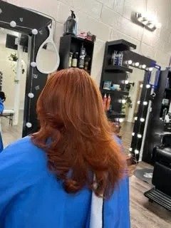 Copper Butterfly Layered Cut & Salon Mirror Finish