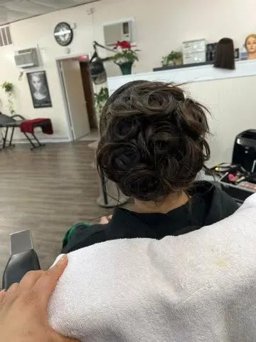 Sculpted Rose Bud Bridal & Quinceañera Updo