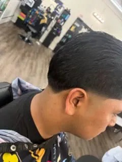 Clean Low Taper Fade with Crisp Edge-Up