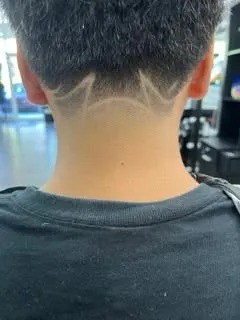 Custom Nape Razor Art & Symmetrical Freestyle Fade