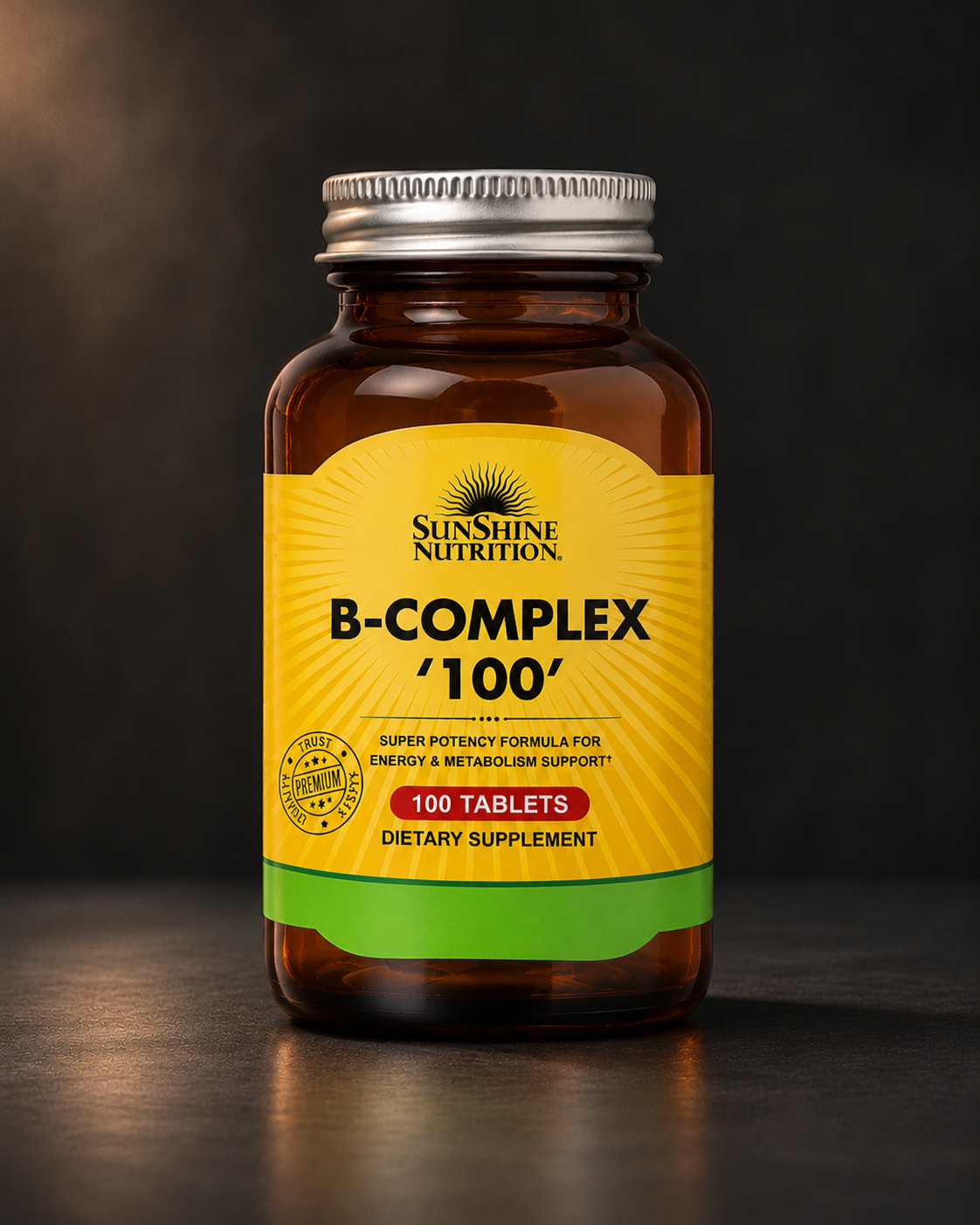 Sunshine Nutrition B-Complex '100' (100 Tablets) — Vitamins