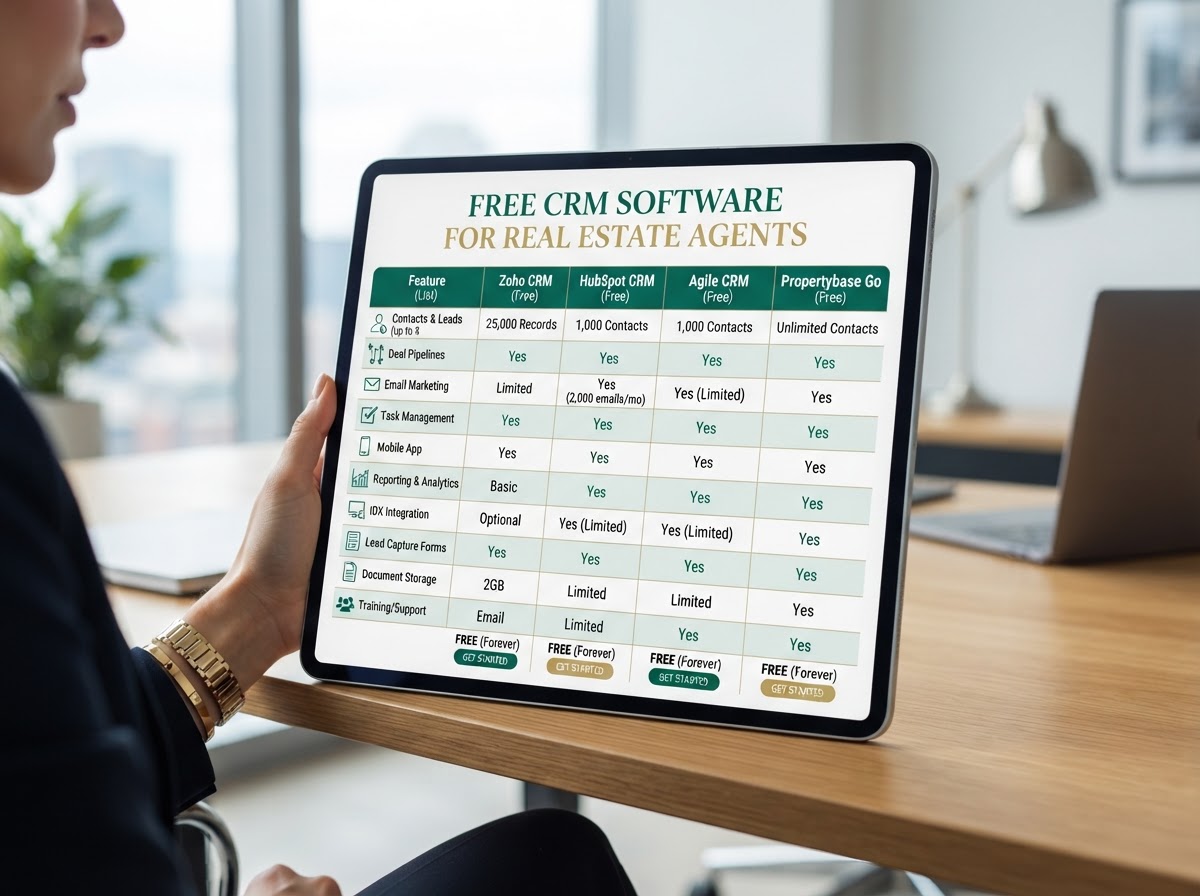 Best free real estate CRM: an honest test of 5 free plans
