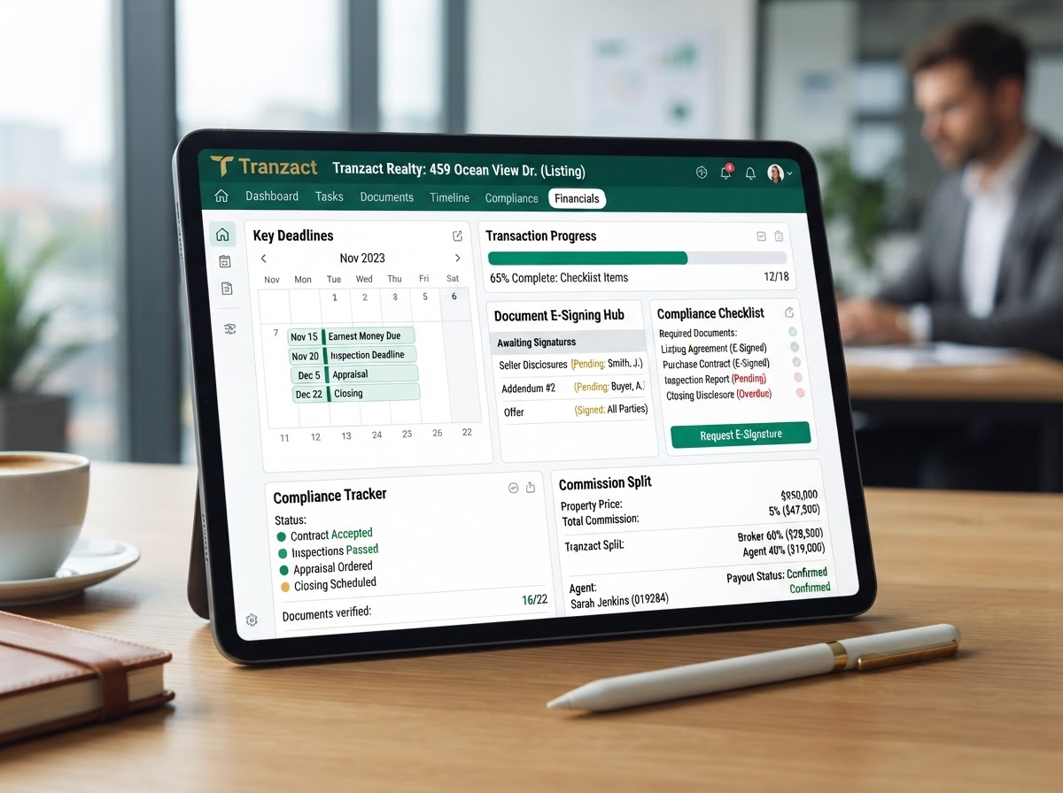 Transaction management for small brokerages: a step-by-step setup