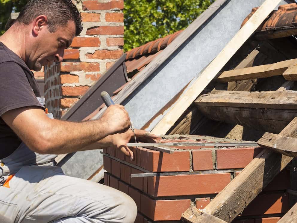 Chimney leaks & damaged flashing