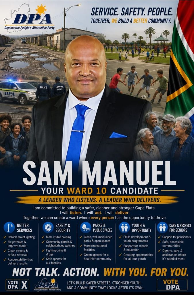 Mogamat Busby — Ward 46 candidate portrait