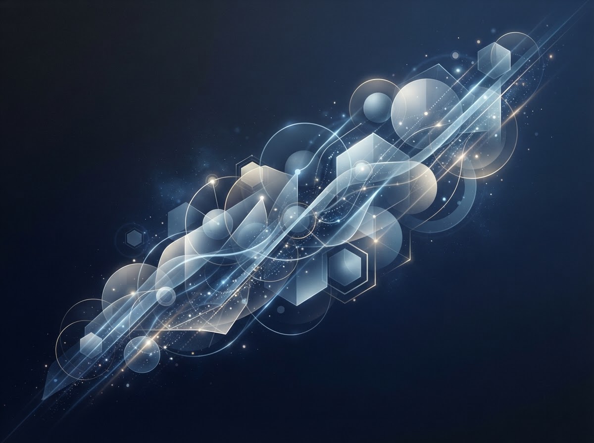 Abstract representation of collaboration and partnership in business consulting