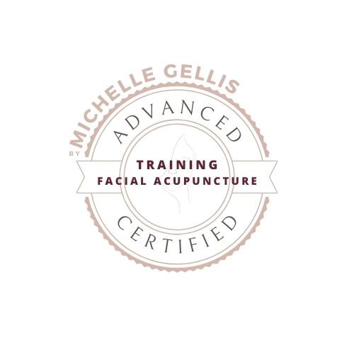 Michelle Gellis Advanced Training Facial Acupuncture Certified Badge
