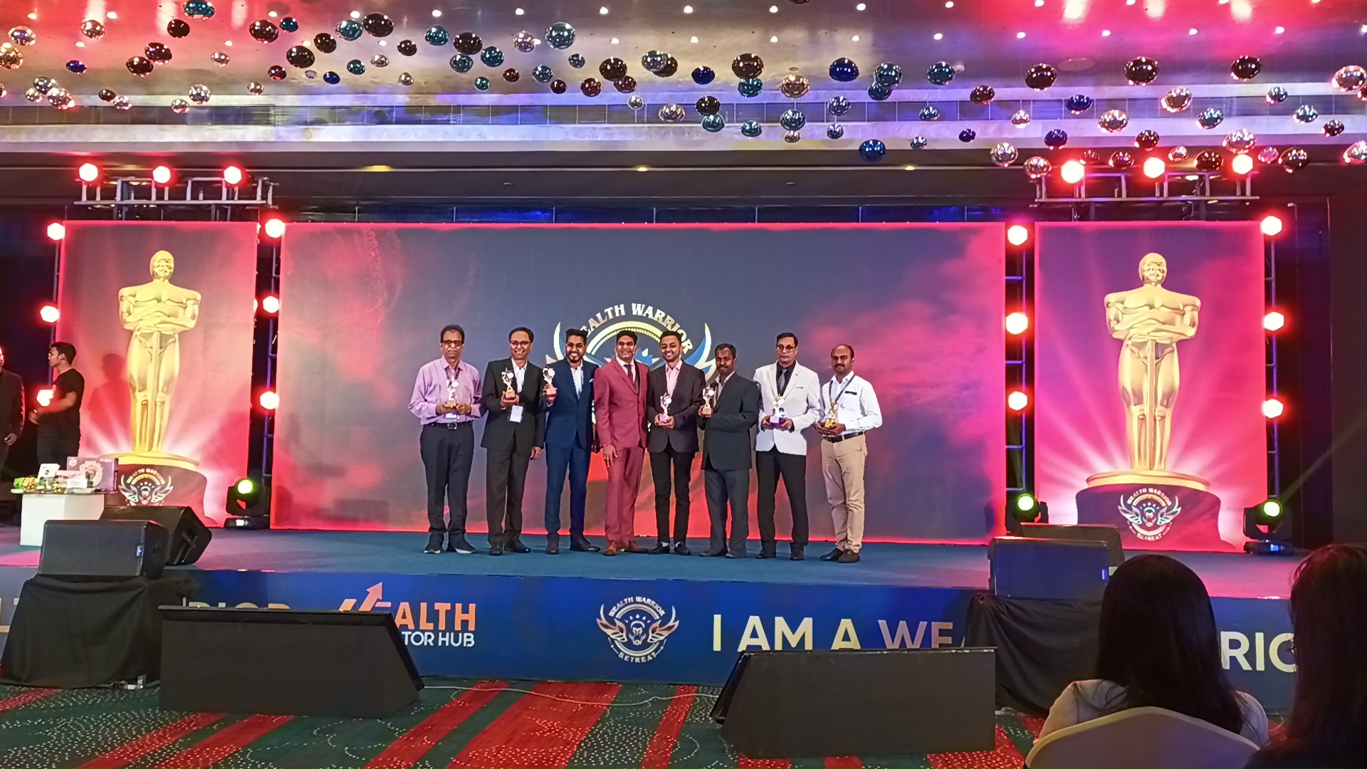 Grand stage view of Hall of Fame Award presentation ceremony at Wealth Warrior Retreat January 2025