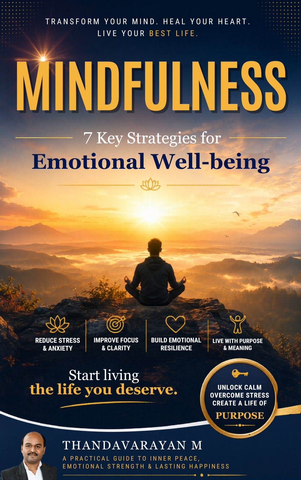 Book cover: Mindfulness — 7 Key Strategies for Emotional Well-Being