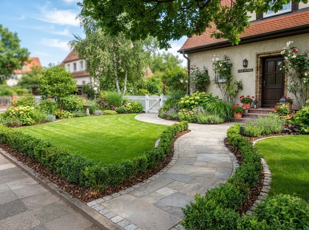 Garten nach der Umgestaltung