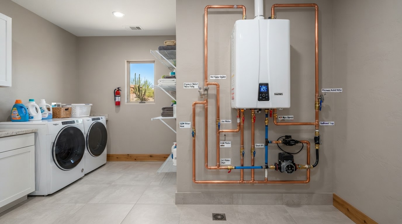 Tankless Water Heater Installation in Queen Creek, AZ