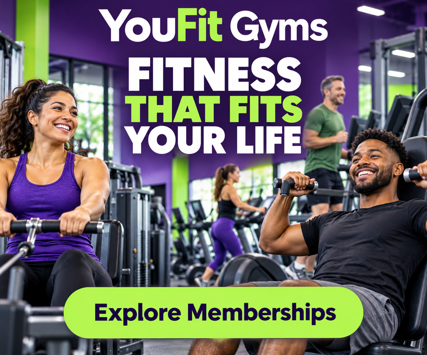 YouFit Gyms - Fitness That Fits Your Life - Explore Memberships