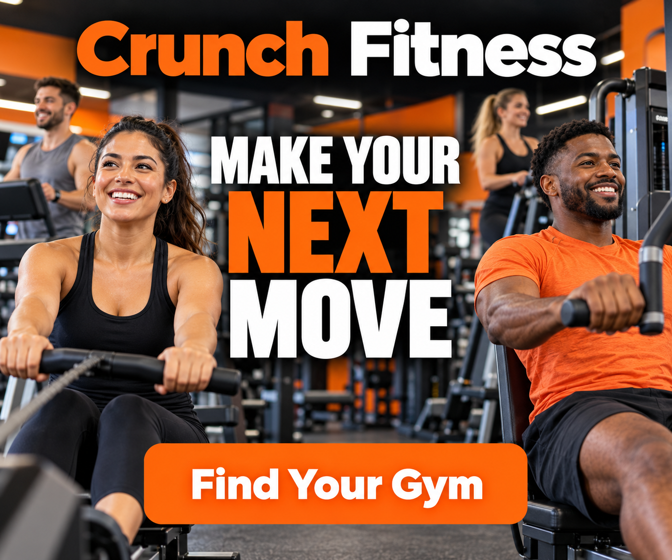 Crunch Fitness - Make Your Next Move - Find Your Gym