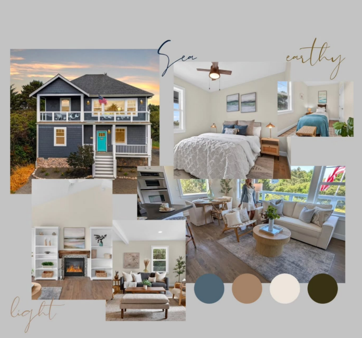 Marketing Curation — Coastal architecture and interior mood board