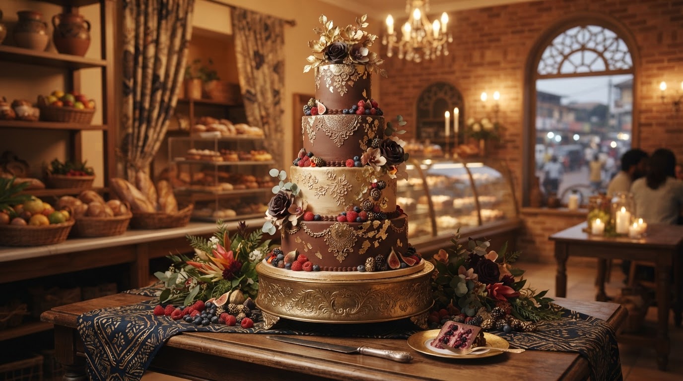 A celebration cake