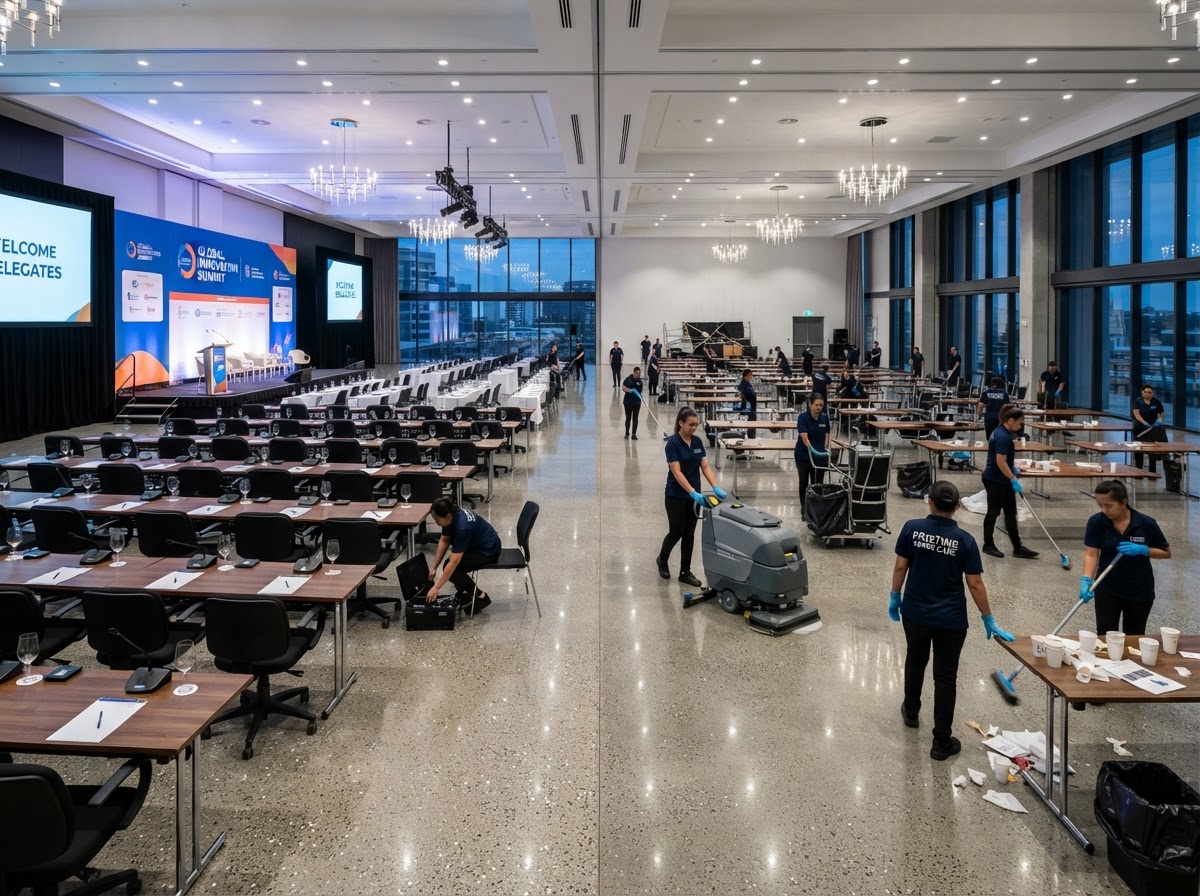 Porters event venue setup and restoration cleaning on the Peninsula