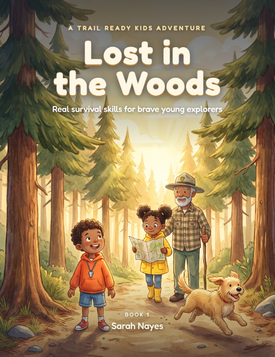 Lost in the Woods book cover by Sarah Nayes