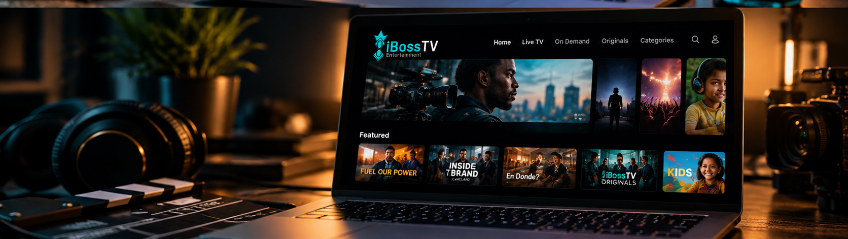 iBossTV LIVE network — streaming television channels