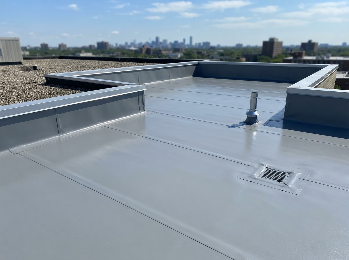 Roofing Waterproofing after — fully restored result