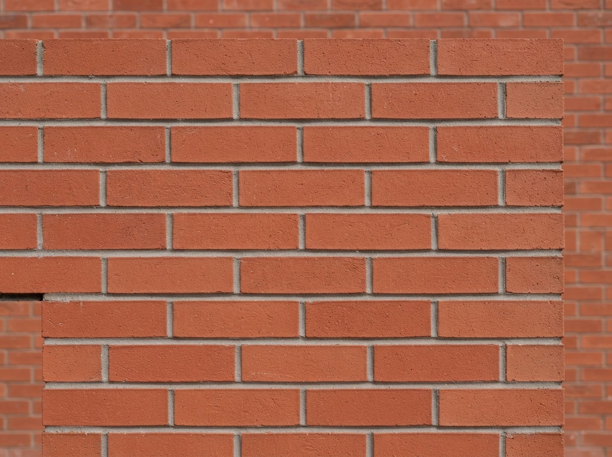 Brickwork after — fully restored result
