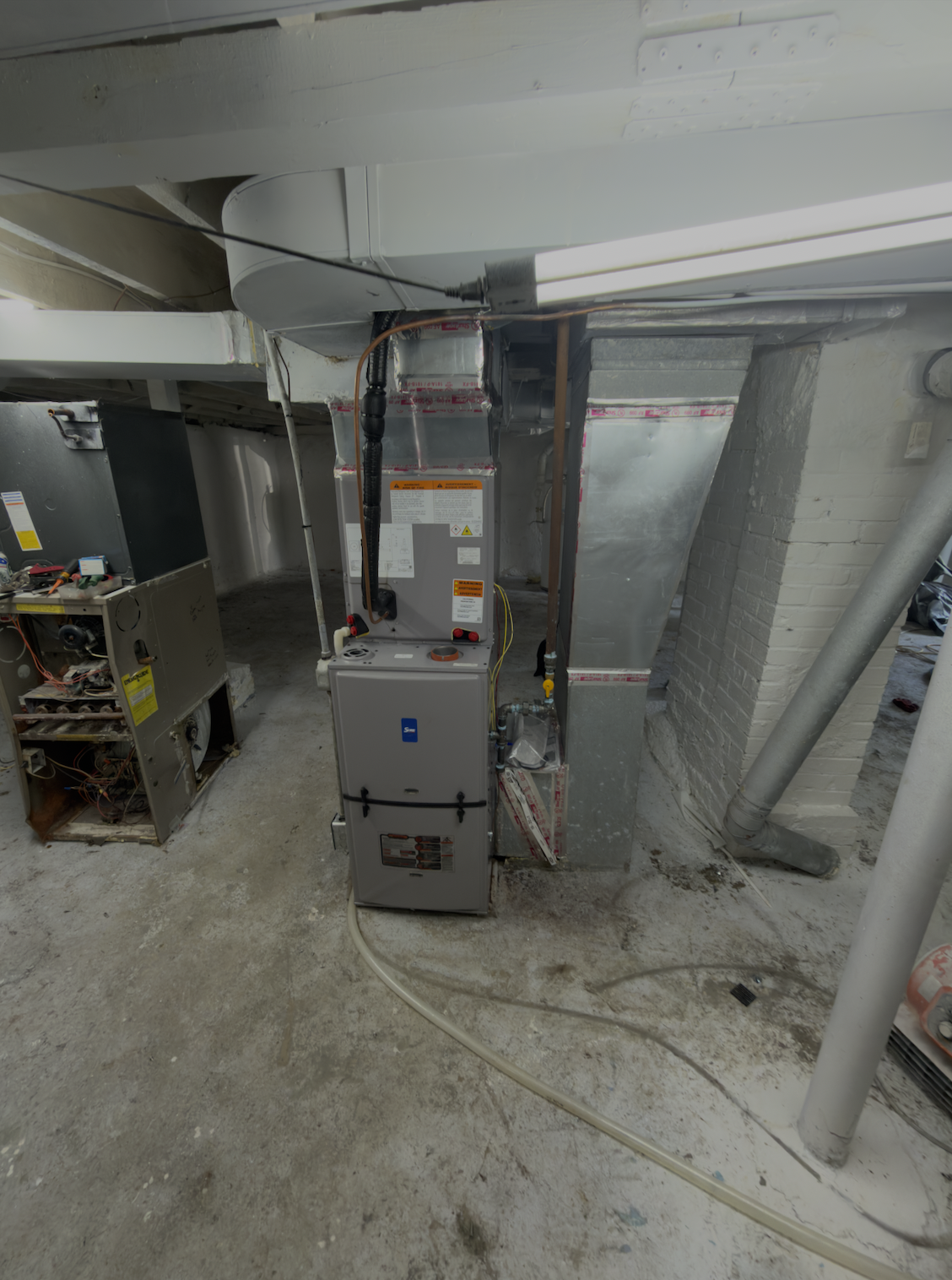 New High-Efficiency Furnace & Custom Sheet Metal Transition