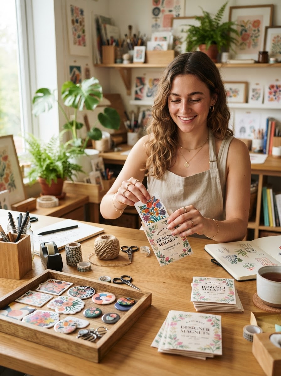 Kreative Designs und handgemachte Produkte für Online-Shops