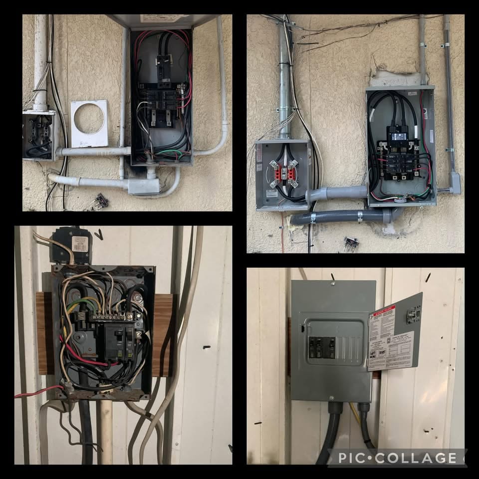 Electrical panel upgrade and modern breaker box wiring jobs in Central Florida