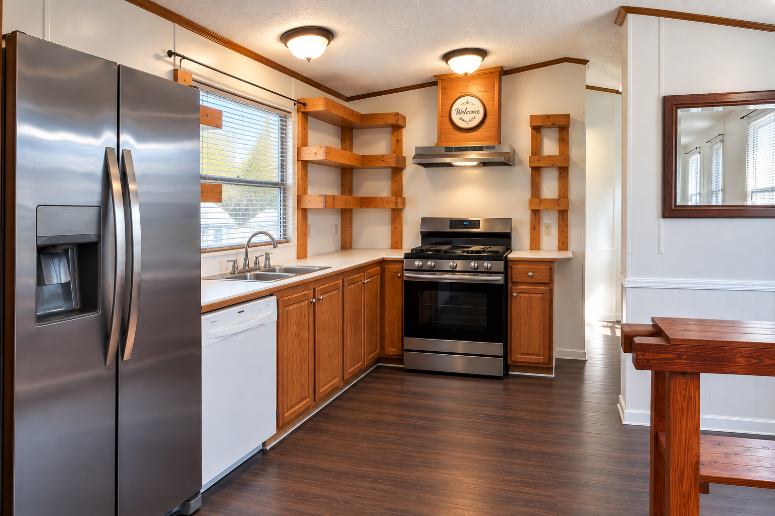 Functional & Updated Kitchen