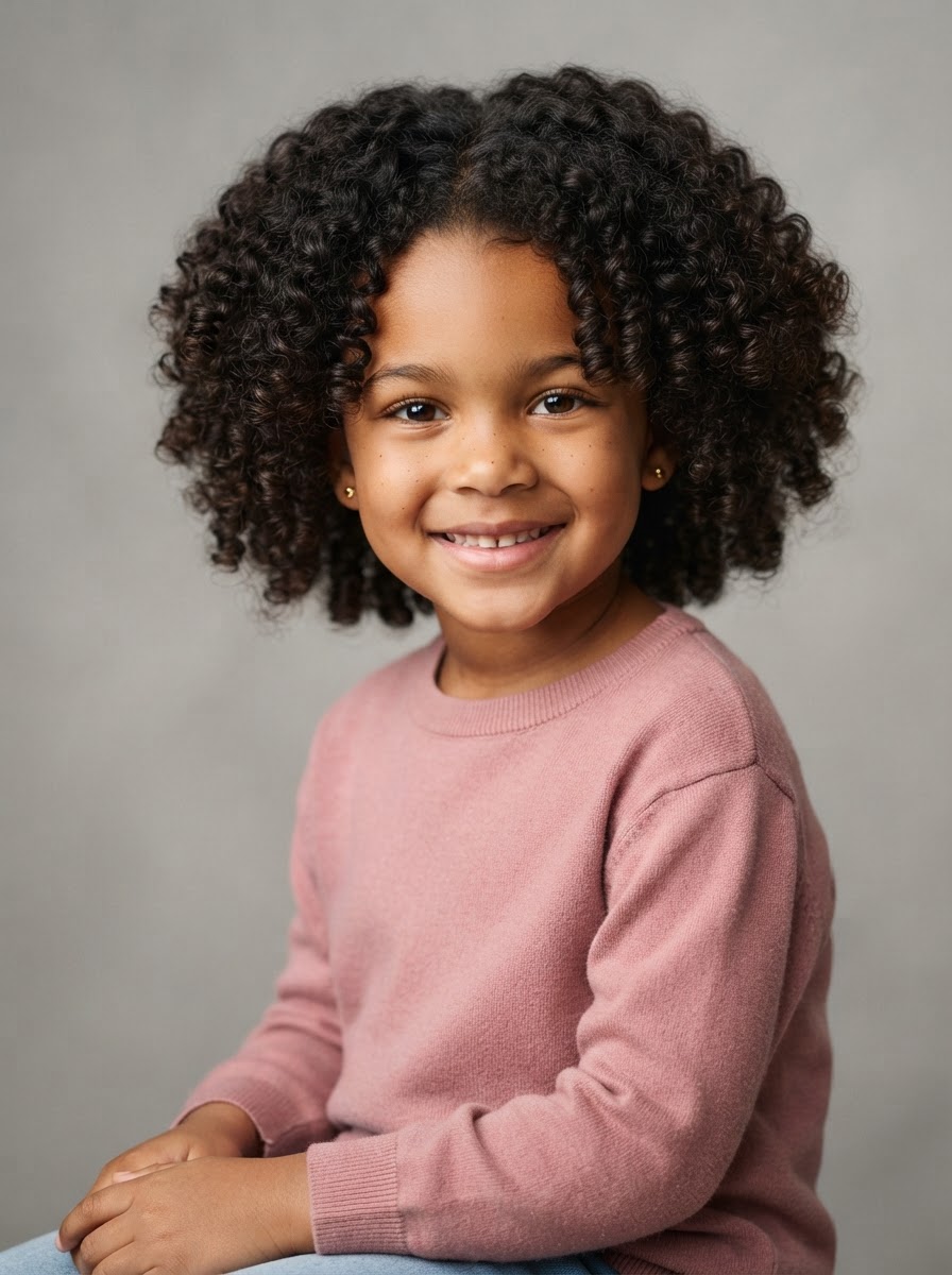 Kids Curly Cut kids' haircut at Tim Hair Design