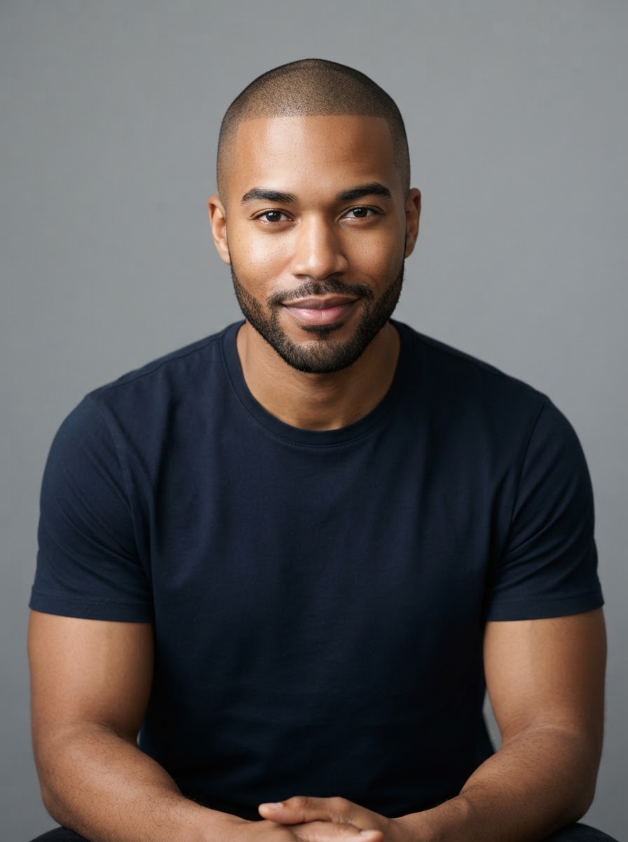 Buzz Cut men's haircut at Tim Hair Design