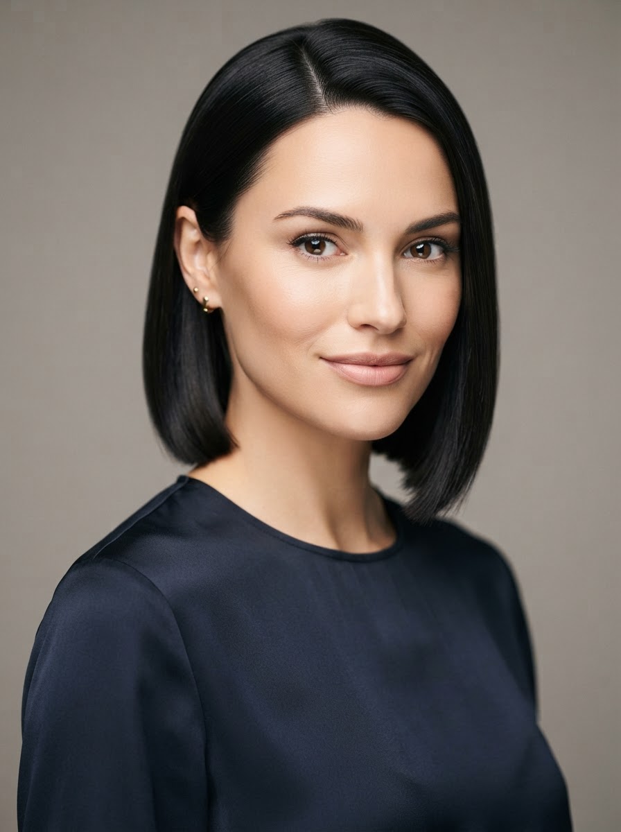 Women's bob haircut at Tim Hair Design